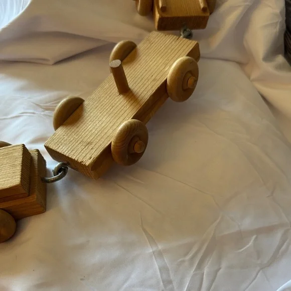 Wooden Train Set for Kids - Picture 10 of 13